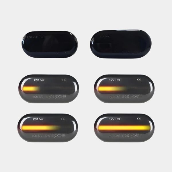 Faros Giro Led Secuencial Renault Kangoo - Clio Smoke